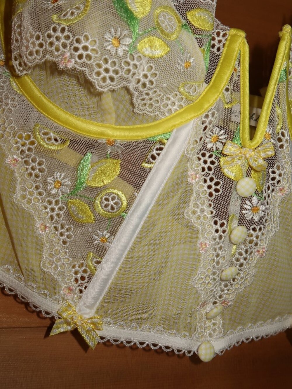 LIKE NEW For Love & Lemons Lemon Corset Top - Picture 4 of 10